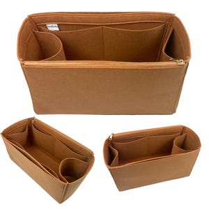 För [Tivoli Bag] Insatsorganisatör, GM MM PM Stor Mellan Liten, Toteväska (med enkel dragkedja och vattenflaskhållare) bild 4