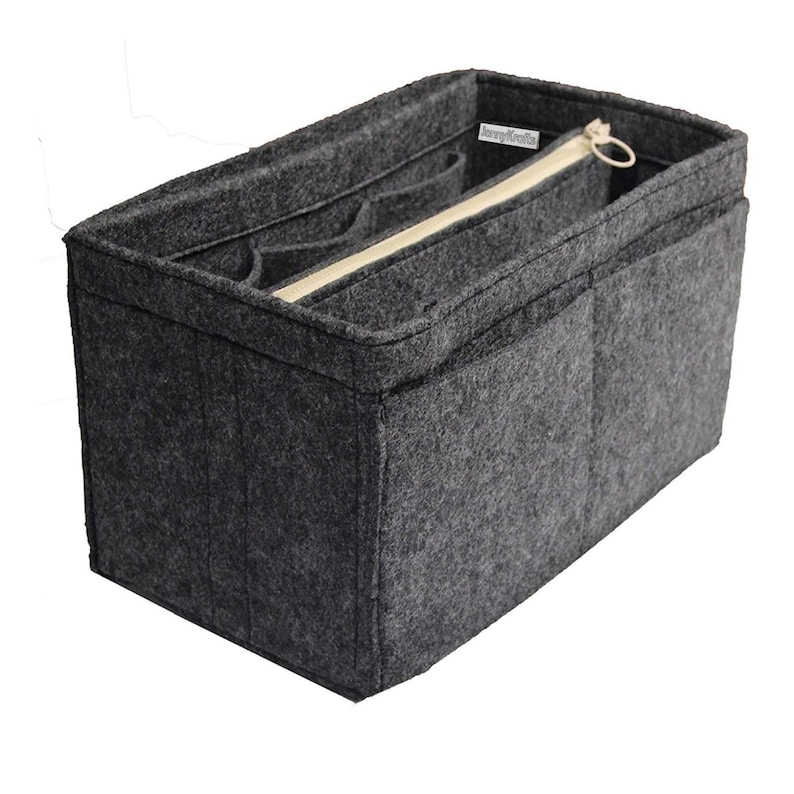 Organizer Neverfull GM MM PM (z odpinaną torbą na zamek błyskawiczny), wkładka z filcu do torebki, kieszeń na laptopa i iPada ze złotym zamkiem błyskawicznym zdjęcie 13