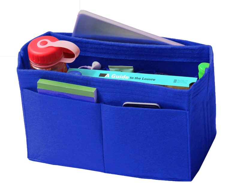 Pour Keepall 35 45 50 55 60 Organiseur feutre 3 mm, porte-bouteille, organisateur de sac de voyage fourre-tout Dark Blue