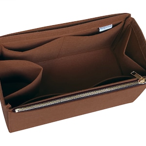 Para [CITY TOTE] Organizador de fieltro (con cremallera simple y soporte para botella de agua) Bolsa de compras Inserto para bolsa de compras