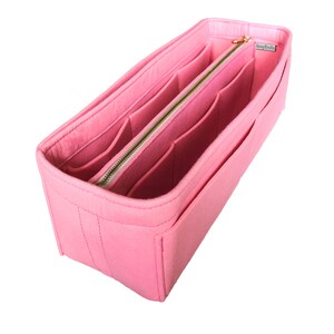 Aanpasbare organizer (3 mm vilt, afneembaar zakje met metalen ritssluiting), draagtas invoegen, cosmetische make-up luierhandtas afbeelding 16