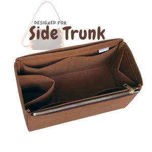 Para [Bolsa de maletero lateral] Organizador de inserción, GM MM PM, bolso de mano (con cremallera simple y portabotellas)