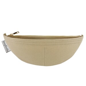 For [Discovery Bumbag] Bum Bag Organizer, High Rise HighRise, PM Felt Purse Insert Organiser, Zip Zipped Pocket, Golden or Silver Zipper image 4
