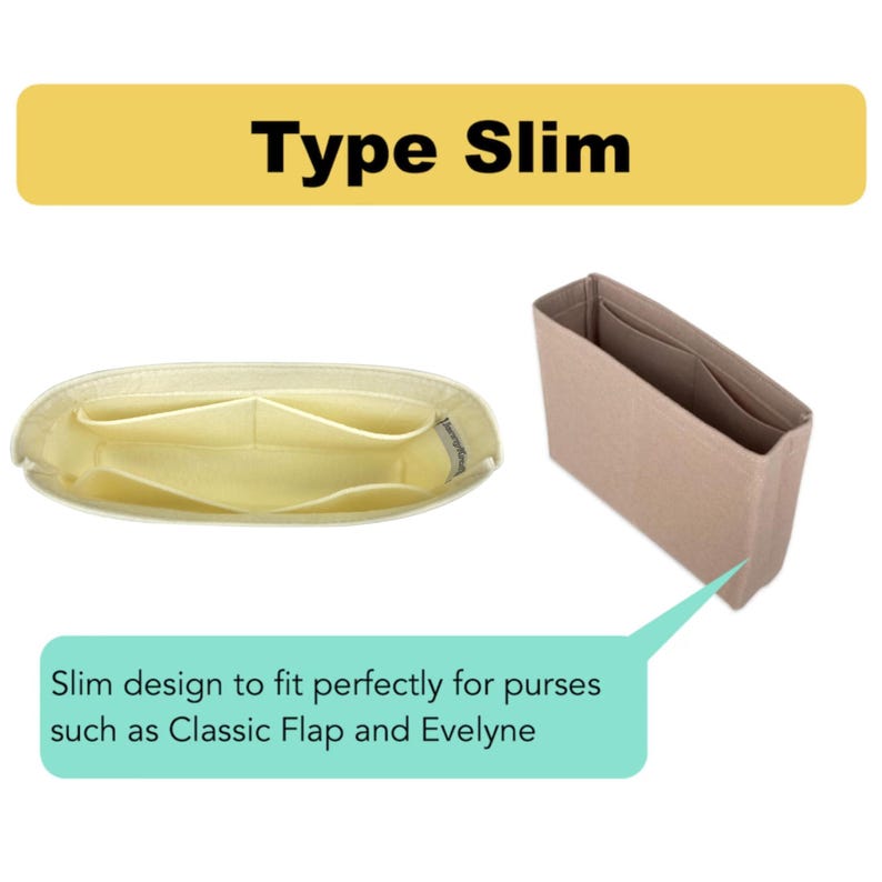 JennyKrafts, feutre de 3 mm d'épaisseur, organiseur entièrement personnalisable pour s'adapter à n'importe quel sac, taille et couleur de doublure personnalisées, protection et organisation Type Slim