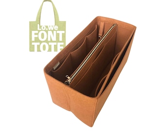 Für [Schriftart Tote in Raffia] Taschenorganizer, groß Mittel klein Mini, 3 mm Filzeinlage Organizer (mit abnehmbarer Reißverschlusstasche)
