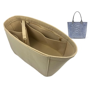 Per [Roth.s Borsa Tote Leggera] Organizer per Borsa, Inserto in Feltro da 3 mm, Mega Zip Petite Mini Zip Bucket Daily Crossbody (Tipo Curvo)