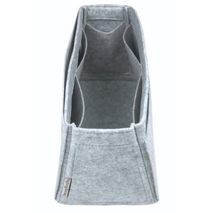 [BLEECKER BUCKET BAG] トートバッグオーガナイザー、フェルト製財布インサートライナーオーガナイザー、シェイパープロテクター（テーパードスタイル） 画像 11