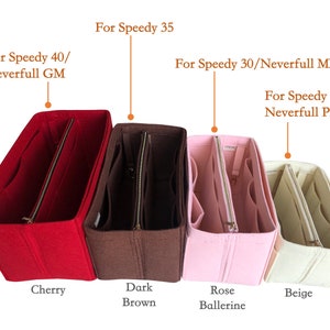 Transport Tote Organizer (mit abnehmbarer Reißverschlusstasche), Tote Filz Geldbörse Einsatz, Kosmetik Make-up Windel Handtasche Gold Zip Laptop iPad Tasche