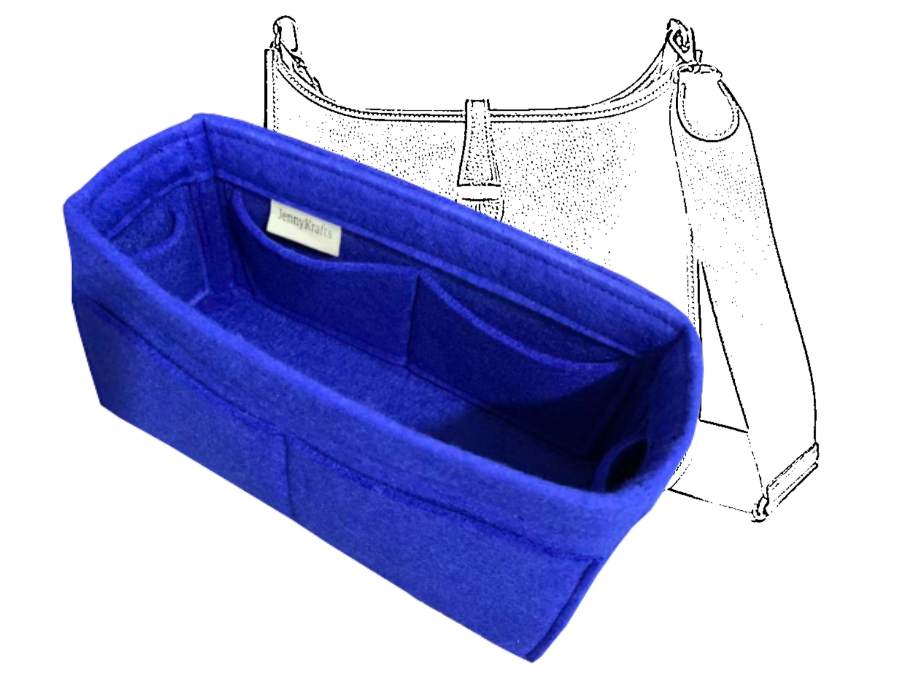 For evelyne 29 33 TPM Purse Organizer Shaper Liner 