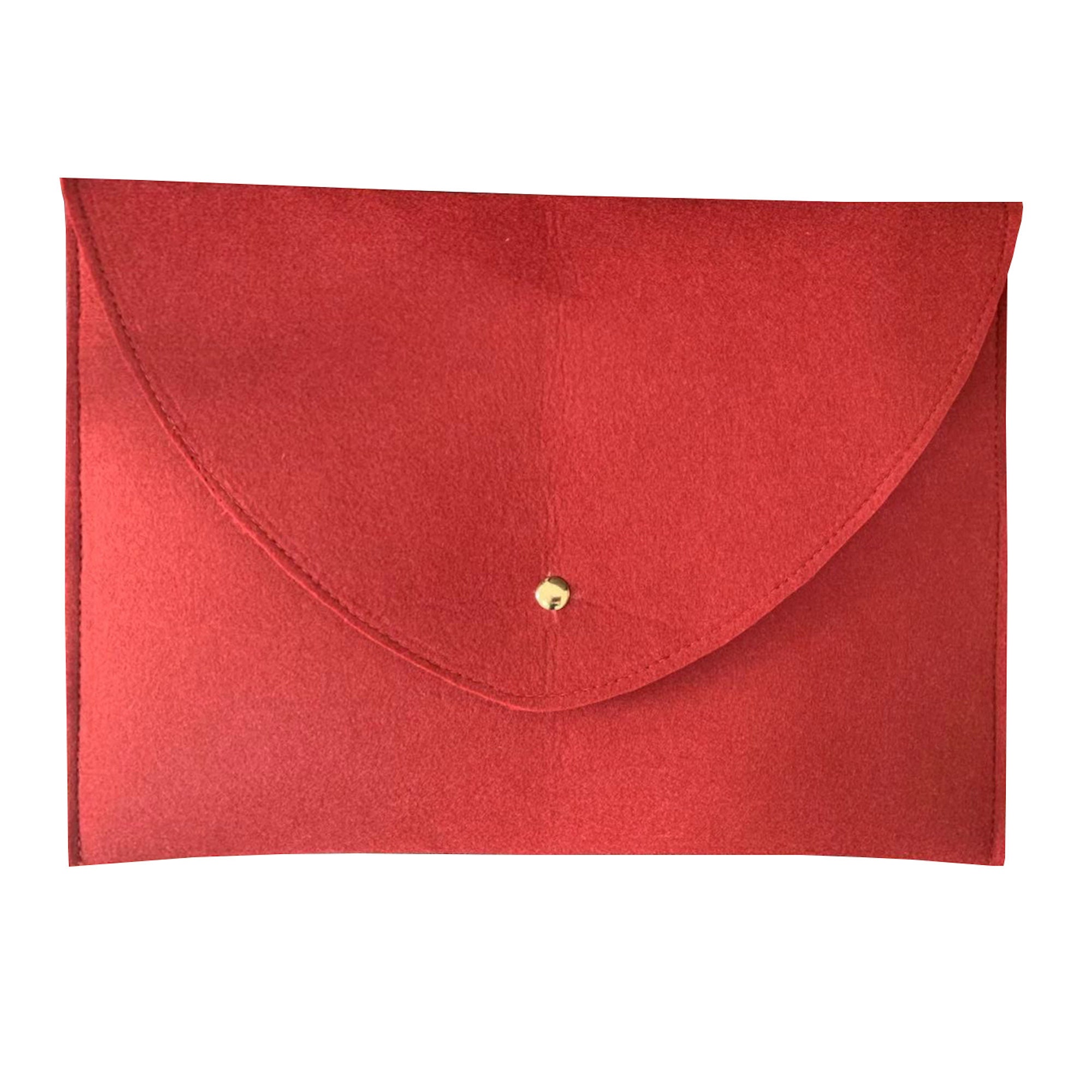 Felt Laptop Bag Organizer Sleeve Pocket With Metal Etsy