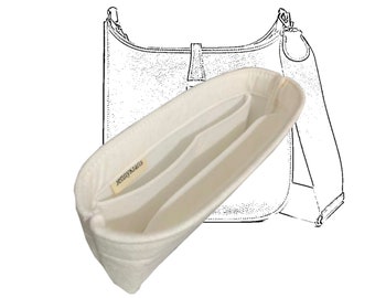 Evelyne 29 33 40 TPM Purse Organizer Shaper, Liner Protector (Slim Design), Customizable Lining Tote Bag Insert Cosmetic Makeup Diaper