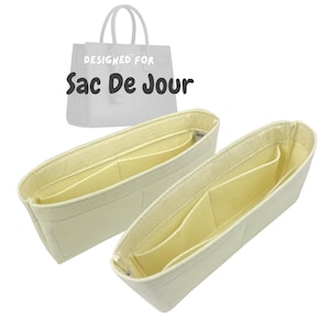 Para [Sac De Jour, Grande Médio Pequeno Bebê Nano] Organizadores de Bolsa, Conjunto de 2, Um Par de Forros, Bolsa de Feltro para Inserir Bolsa (Estilo Slim)
