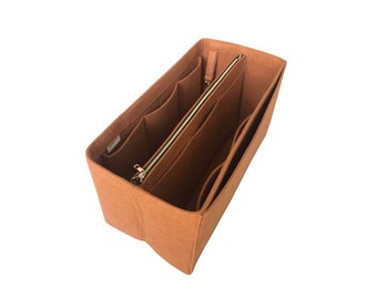 Organizer for Classic Leather Tote Bag, Small Medium Large Oversized (w/ Detachable Zipper Bag), Felt Organiser Insert Laptop