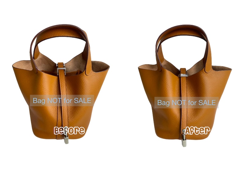 For Picotin 18 20 22 26 Felt Organizer Purse Insert Bucket Bag Organiser Liner Protector Insert Slim Design image 6