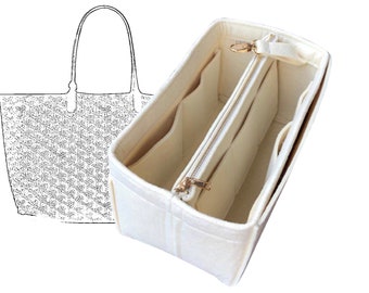 Organizer for [St Louis Tote Bag] (Style B, w/ Detachable Zipper Bag) Tote Felt Purse Insert Organiser