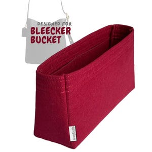 Organizador de Bolsa Tote [BLEECKER BUCKET BAG], Forro Organizador de Feltro para Bolsa, Protetor Modelador (Estilo Cônico)