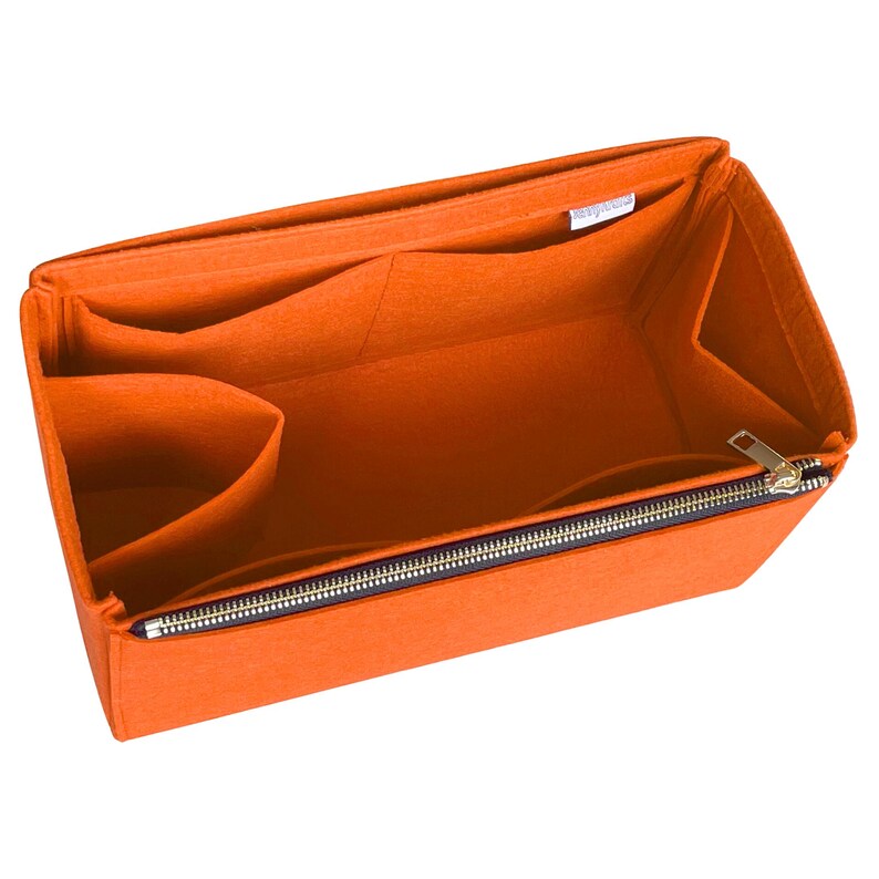 Per [Jack Heritage Borsa in pelle anticata] Organizer da inserire, Zebra Leopard Nero Espresso Marrone Chiaro, Borsa (con cerniera singola e porta borraccia) immagine 15