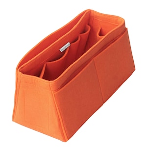 Organizador de bolso cónico personalizable en cualquier tamaño, inserto de fieltro para bolso de doctor Birkin, bolso de maquillaje para cosméticos y pañales, con cremallera.