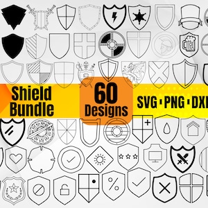 Shield Svg - Emblème classique pour logos et travaux manuels