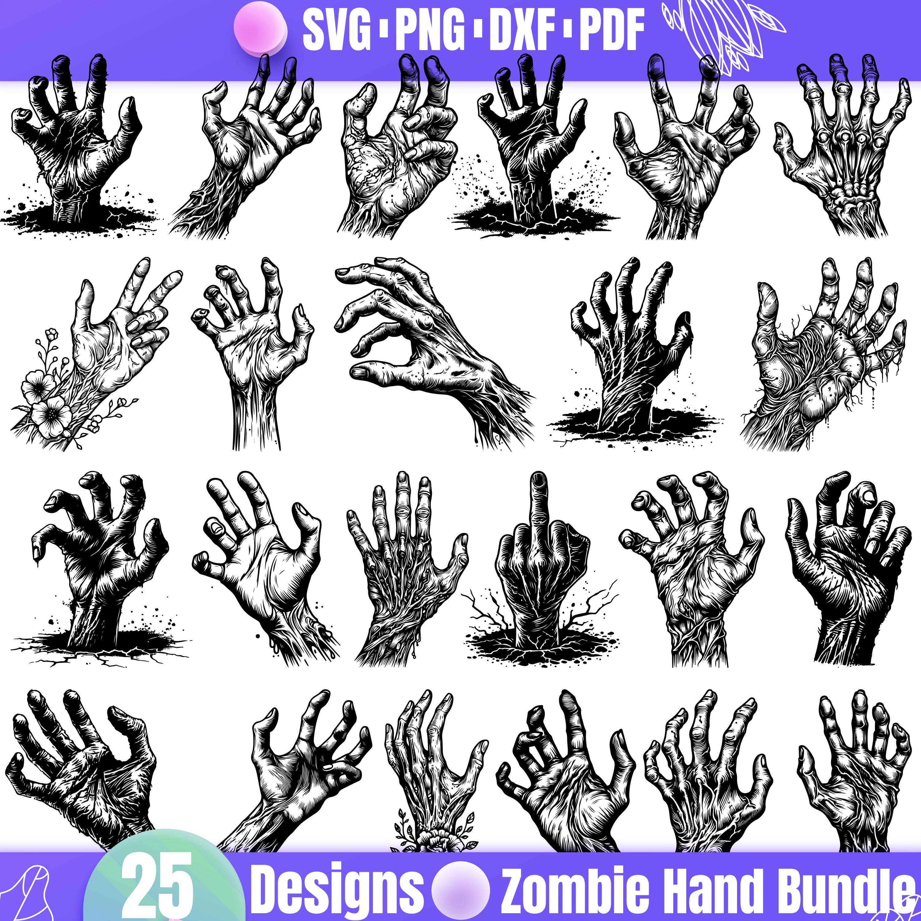 Zombie hand art - Etsy België, image size:3000x3000