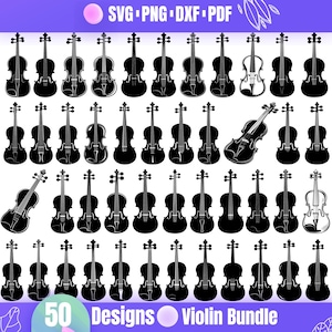 High Quality Violin SVG Bundle, Violin vector, Music svg, Orchestra svg,Violin design,Classical music svg,Musician svg,String instrument svg