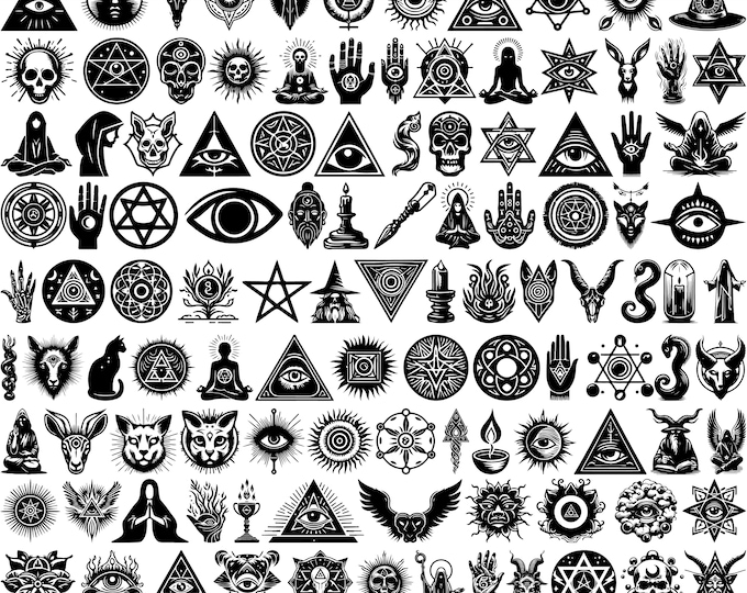NECRONOMICON PAGES Instant Download MAGIC Gate Seals and Occult Symbols ...