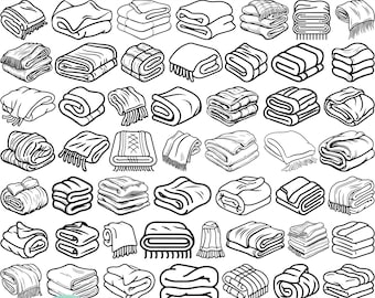 Blanket SVG – Cozy Home Decor, Warmth, Snuggle Time, Winter Comfort, Digital & Craft Design