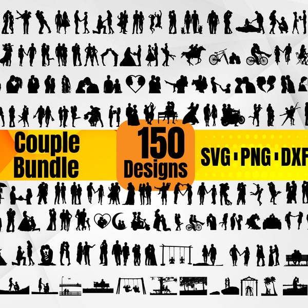 High Quality Couple SVG Bundle, Lovers svg, Couple monogram, Couple svg, Couple dxf, Couple png, Valentines day couple svg, Couples svg