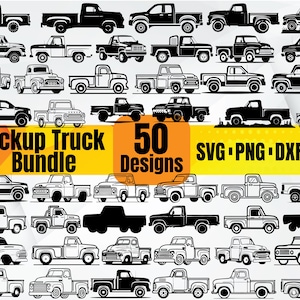 Pickup Truck Svg - Classic Vehicle Design for DIY and Crafts