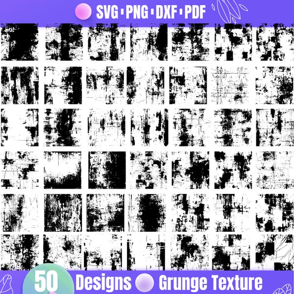 High Quality Grunge Texture SVG Bundle, Grunge Texture dxf, Grunge Texture png, Grunge Texture vector, Grunge Texture clipart,Grunge Overlay