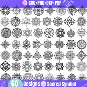 Sacred Symbol Svg - Spiritual Design for Crafts and DIY Projects
