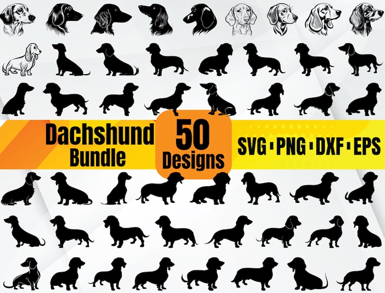 Dackel SVG Bundle Dackel dxf Dackel png Dackel eps Dackel - Etsy.de