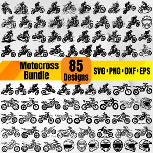 High Quality Motocross SVG Bundle, Dirt Bike svg, Motocross Rider svg, Motocross dxf, Motocross png, Motocross eps, Motocross vector