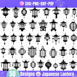 High Quality Japanese Lantern SVG Bundle, Japanese Lantern dxf, Japanese Lantern png, Japanese Lantern vector, Japanese Lantern clipart