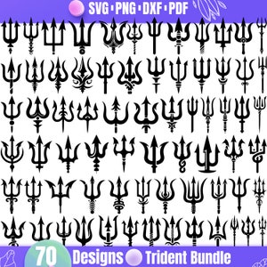 High Quality Trident SVG Bundle, Trident dxf, Trident png, Trident vector, Trident clipart, Harpoon svg, Trident Printable, Trident designs