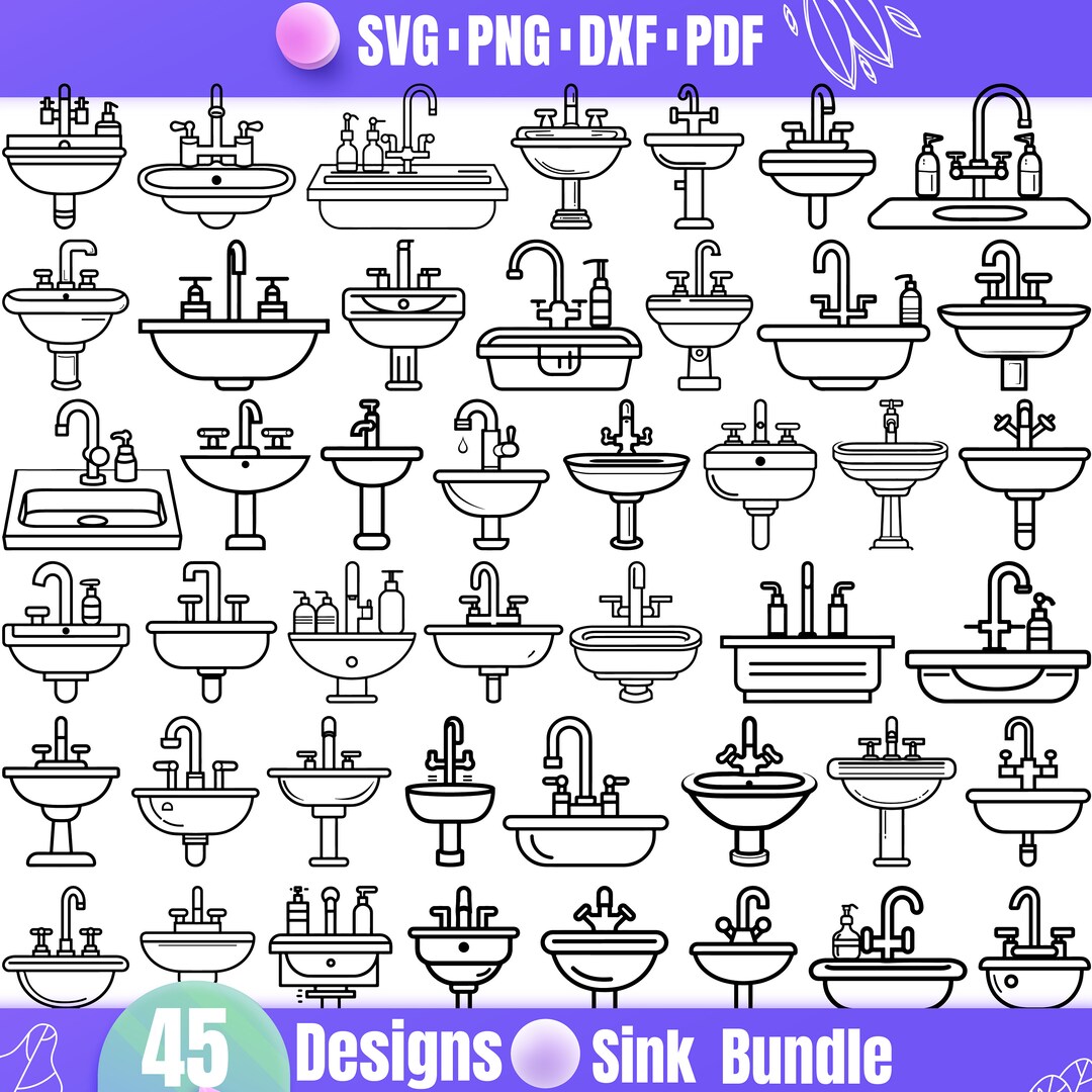 High Quality Sink SVG Bundle Sink Dxf Sink Png Sink Vector Sink High Quality Sink SVG Bundle Sink Dxf Sink Png Sink Vector Sink