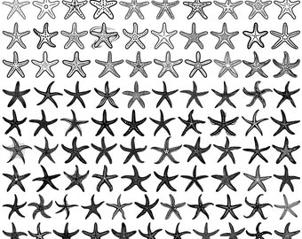 High Quality Starfish SVG Bundle, Starfish dxf, Starfish png, Starfish vector, Starfish clipart, Sea Star svg, Nautical svg, Beach life svg