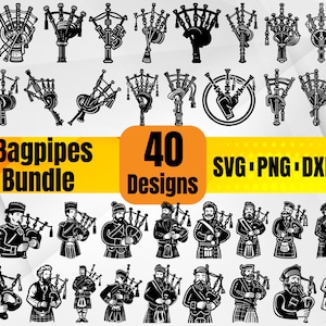 高品質のバグパイプ SVG バンドル、バグパイプ モノグラム、バグパイプ dxf、バグパイプ png、バグパイプ ベクター、スコットランドのバグパイプ奏者 svg、バグパイプ eps