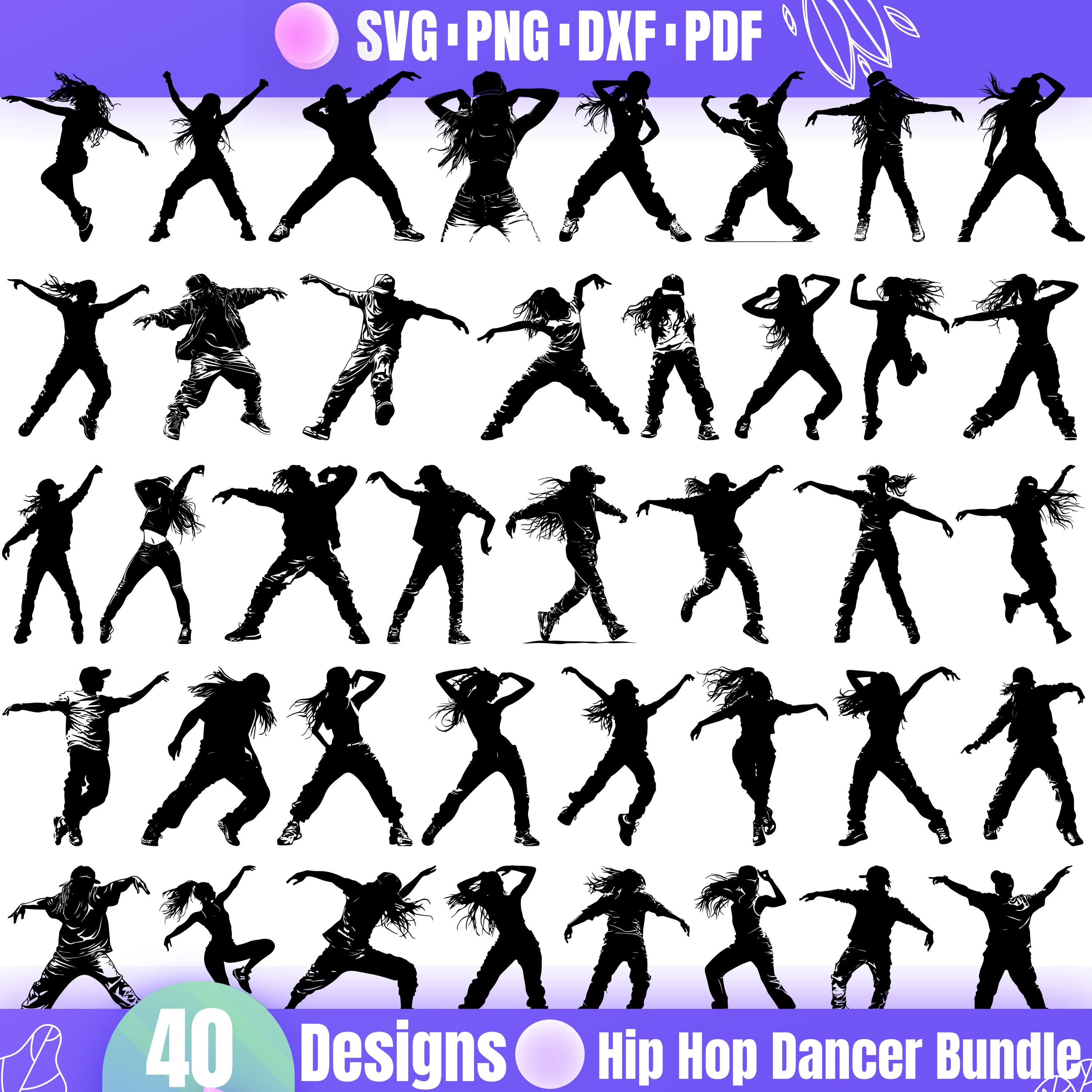 High Quality Hip Hop Dancer SVG Bundle, Street dance, Hip hop vector, Urban  dance, Hip hop dancer png, Hip hop dancer dxf, Hip hop culture, image size:3000x3000