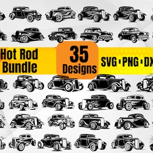 High Quality Hot Rod Car SVG Bundle, Hot Rod Car dxf, Hot Rod Car png, Hot Rod Car eps, Hot Rod Car vector, Hot Rod Car decal