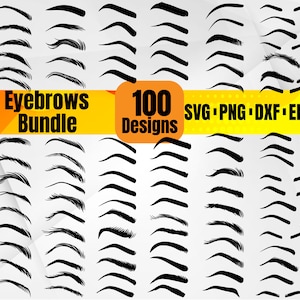 High Quality Eyebrows SVG Bundle, Eyebrow Shape svg, Eyebrows dxf, Eyebrows png, Eyebrows eps, Eyebrows vector,Eyebrows monogram