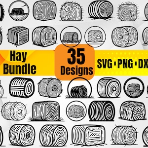 Hay Svg - Rustic Farm Designs for Country Living and Crafts