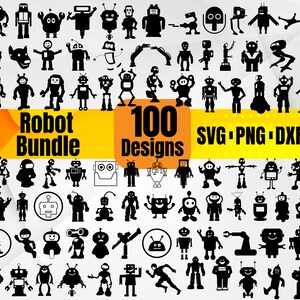 Robot Svg - Futuristic Design for Tech-Themed Projects
