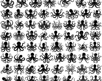 Pulpo Svg / Pulpo Clipart y Diseño Png