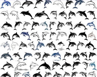 Hochwertiges Delphin SVG-Bundle, Delphin Dxf, Delphin Png, Delphin Vektor, Delphin Clipart, niedlicher Delphin SVG, Ocean Life svg, Delphin Sprung svg