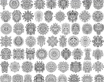 High Quality Aztec SVG Bundle, Aztec dxf, Aztec png, Aztec vector, Aztec clipart, Aztec Elements svg, Aztec Design, Southwestern svg
