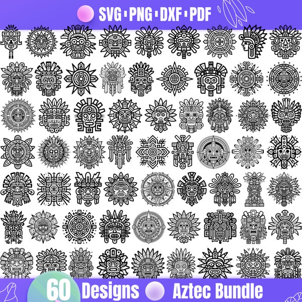 High Quality Aztec SVG Bundle, Aztec dxf, Aztec png, Aztec vector, Aztec clipart, Aztec Elements svg, Aztec Design, Southwestern svg