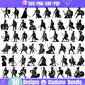 Gladiator Svg - Bold Design for Crafts and Historical Projects