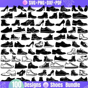 High Quality Shoes SVG Bundle, Shoes dxf, Shoes png, Shoes vector, Shoes clipart, Running Shoes svg, Sneaker svg,Mens Footwear svg,Girl shoe