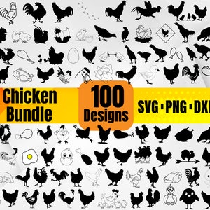 Chicken Svg - Cute Poultry Design for Farmhouse Crafts
